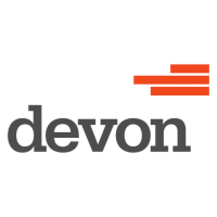 Devon Energy (DVN)의 로고.
