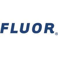 Fluor (FLR)의 로고.