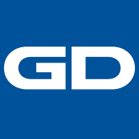 General Dynamics (GD)의 로고.