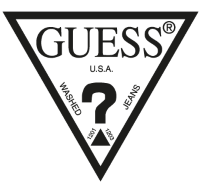 Guess (GES)의 로고.