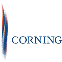 의 로고 Corning