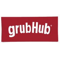 GrubHub (GRUB)의 로고.
