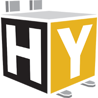 Hyster Yale (HY)의 로고.