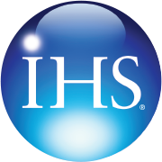 IHS (IHS)의 로고.