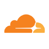 Cloudflare (NET)의 로고.