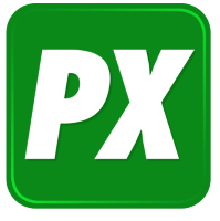 P10 (PX)의 로고.
