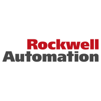 Rockwell Automation (ROK)의 로고.