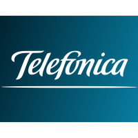 Telefonica (TEF)의 로고.