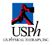 US Physical Therapy (USPH)의 로고.