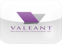 Valeant Pharma (VRX)의 로고.