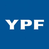 YPF Sociedad Anonima (YPF)의 로고.