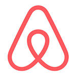 Airbnb (ABNB)의 로고.