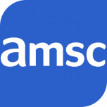 American Superconductor (AMSC)의 로고.
