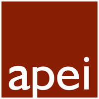 American Public Education (APEI)의 로고.