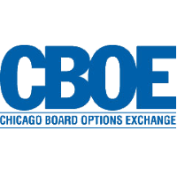  (CBOE)의 로고.