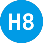 Hut 8 (HUT)의 로고.