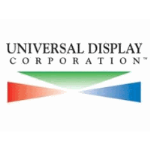 Universal Display (OLED)의 로고.