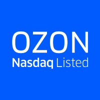 Ozon (OZON)의 로고.