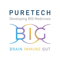 PureTech Health (PRTC)의 로고.