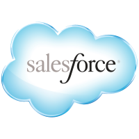 Salesforce (FOO)의 로고.