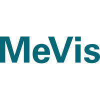 Mevis Medical Solutions (M3V)의 로고.
