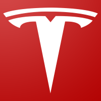 Tesla (TL0)의 로고.
