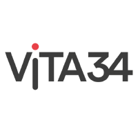 Vita 34 (V3V)의 로고.