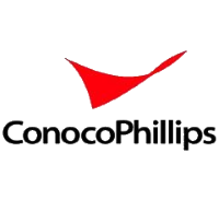 ConocoPhillips (YCP)의 로고.