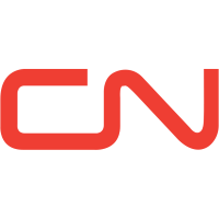 Canadian National Railway (CNR)의 로고.
