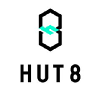 Hut 8 (HUT)의 로고.