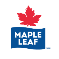 Maple Leaf Foods (MFI)의 로고.