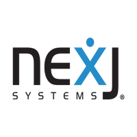 NexJ Systems (NXJ)의 로고.
