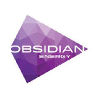 Obsidian Energy (OBE)의 로고.
