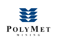 Polymet Mining (POM)의 로고.