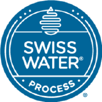 Swiss Water Decaffeinate... (SWP)의 로고.